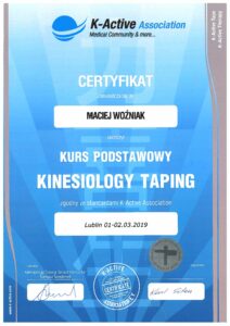 CER Kinesiology taping MW